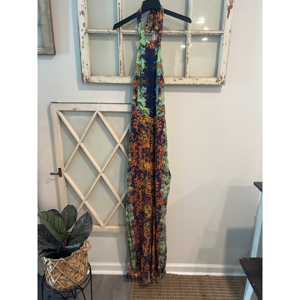 NWT Afghan viscose jumpsuit size G or large knit boxy